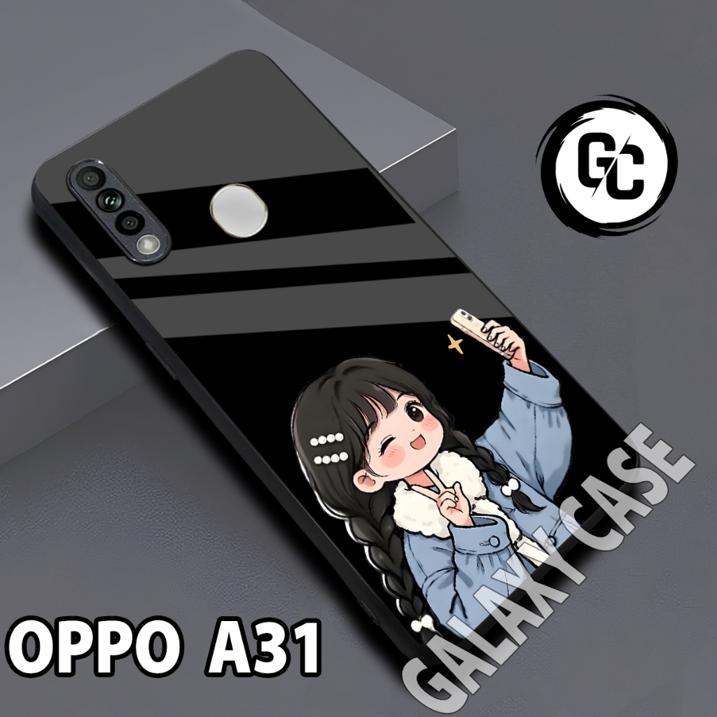 Softcase glossy OPPO A31/Case OPPO A31 Ceweka/case OPPO A31 glitter/casing OPPO A31/case hp OPPO A31