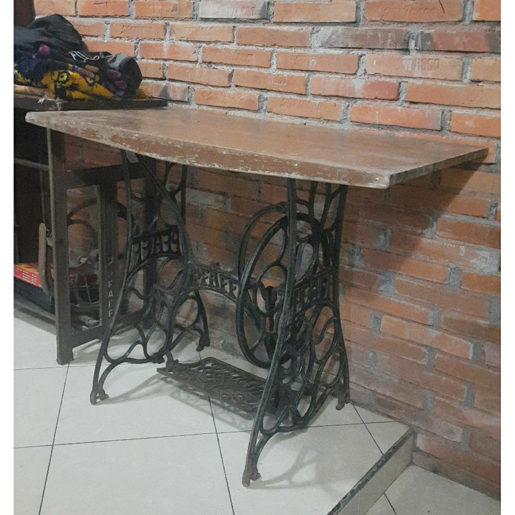 Kaki meja mesin jahit PFAFF Kembang Original