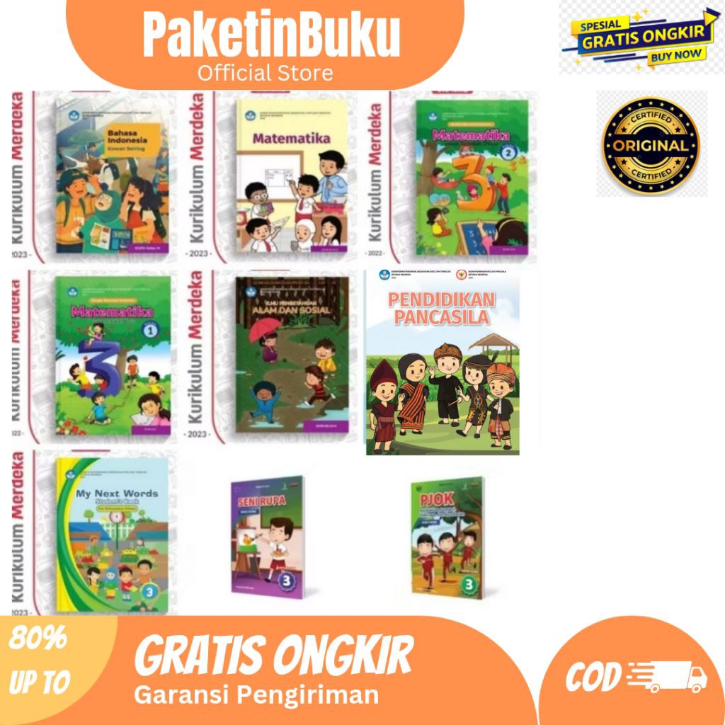 BUKU PAKET KELAS 3 SD KURIKULUM MERDEKA KEMENTRIAN - BUKU KELAS 3 SD KURIKULUM MERDEKA