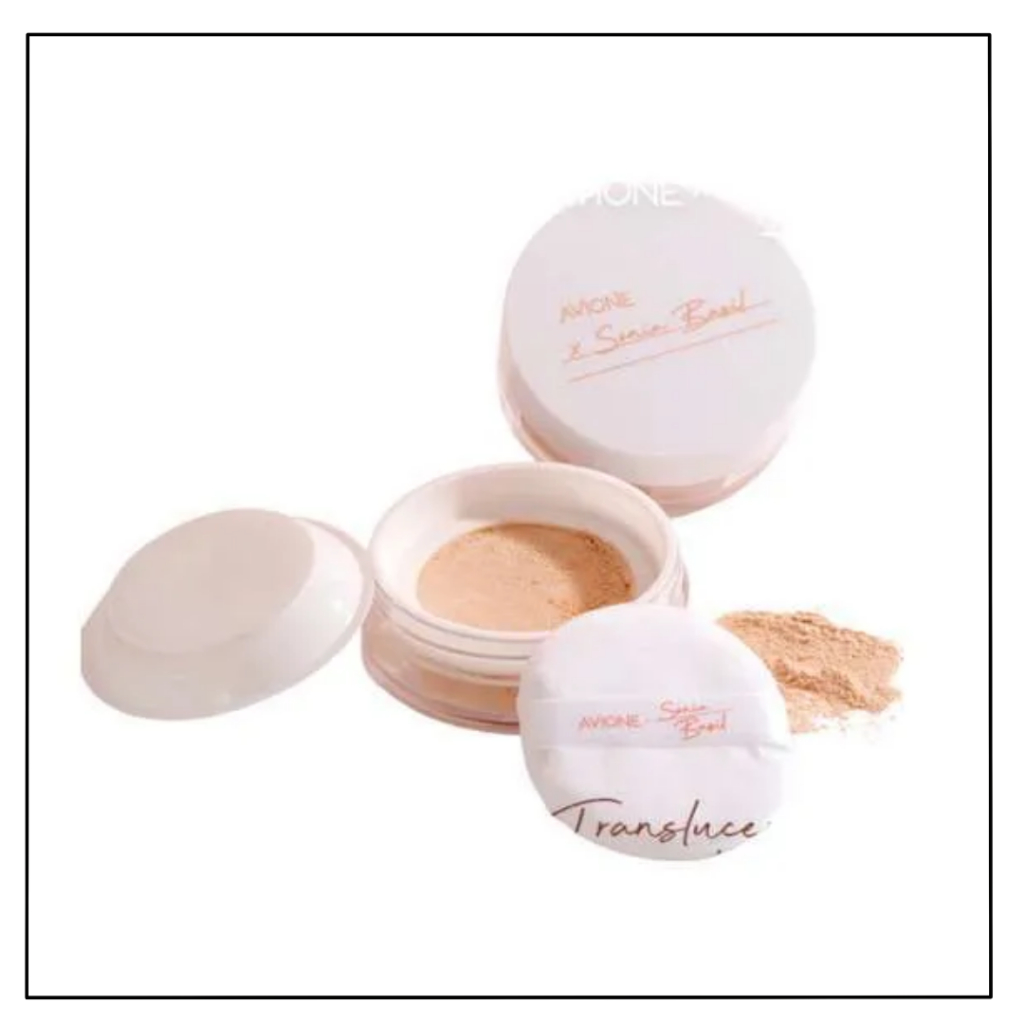 Avione x Sonia Basil - Translucent Baking Powder - Loose Powder / Setting Powder / Bedak Tabur