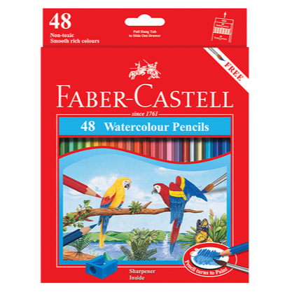 

Pensil Warna Faber Castell 48 Watercolour / Free Kuas dan Rautan