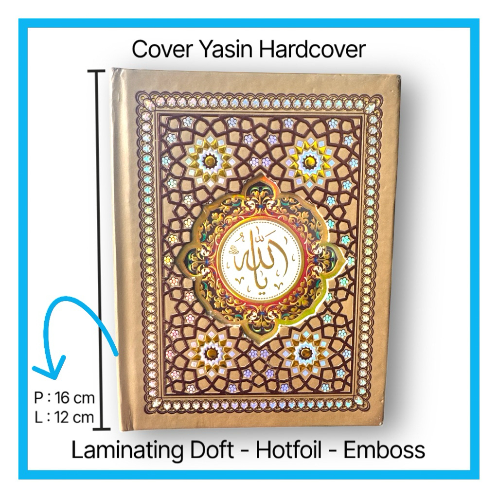 

[Cover Saja] Yasin Premium | Classic Bunga | Hardcover | Laminating Doft-Hotfoil-Emboss