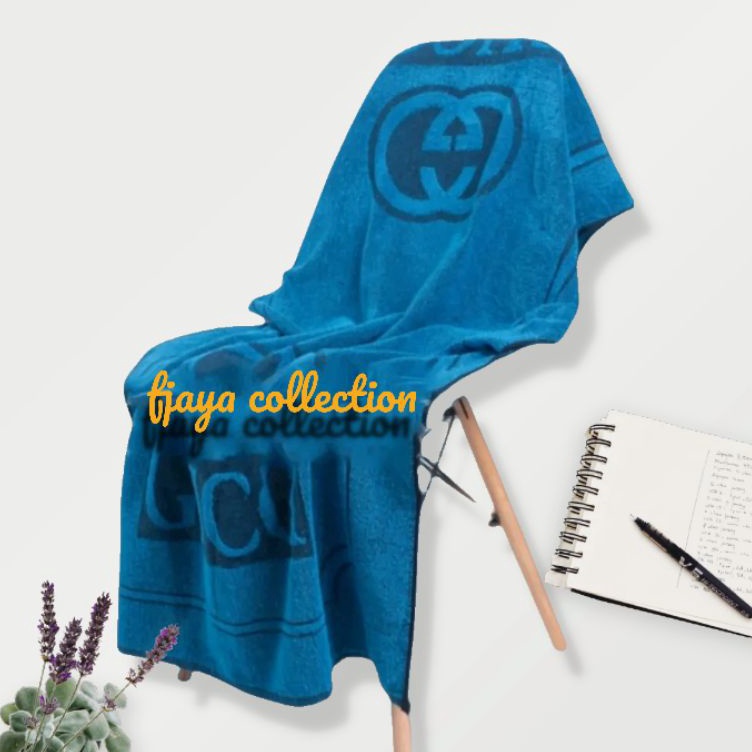 KODE O38B Handuk Mandi Dewasa 8x15 Terry Palmer Gucci Jumbo Couple Tebal Lembut Microfiber Hotel Pre