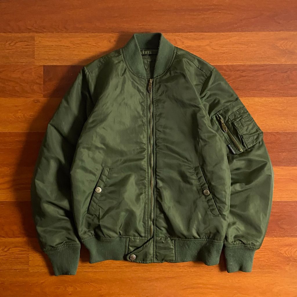 US Boarder  bomber military jacket ( M ) pria