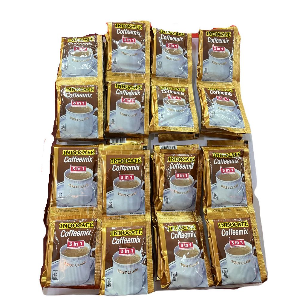 

INDOCAFE COFFEMIX 1 RENCENG ISI 10 SACHET INDOCAFE COFFEMIX 3 in 1