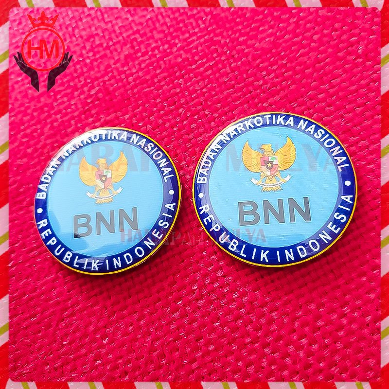 Pin Bros Logo BNN Model Bulat Pin BNN - Harapan Mulya