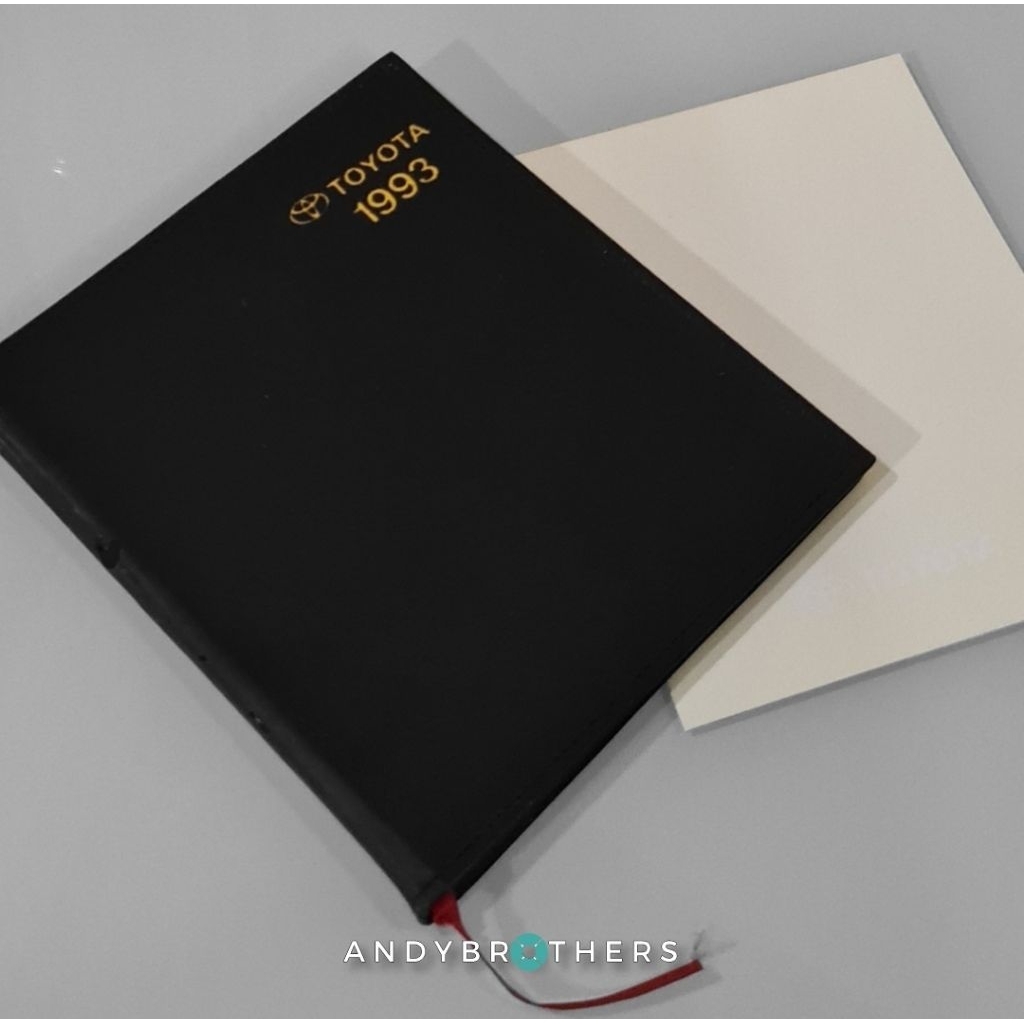 Buku Agenda/Diary/Notebook - Kalender Mobil Toyota Tahun 1993 ORIGINAL
