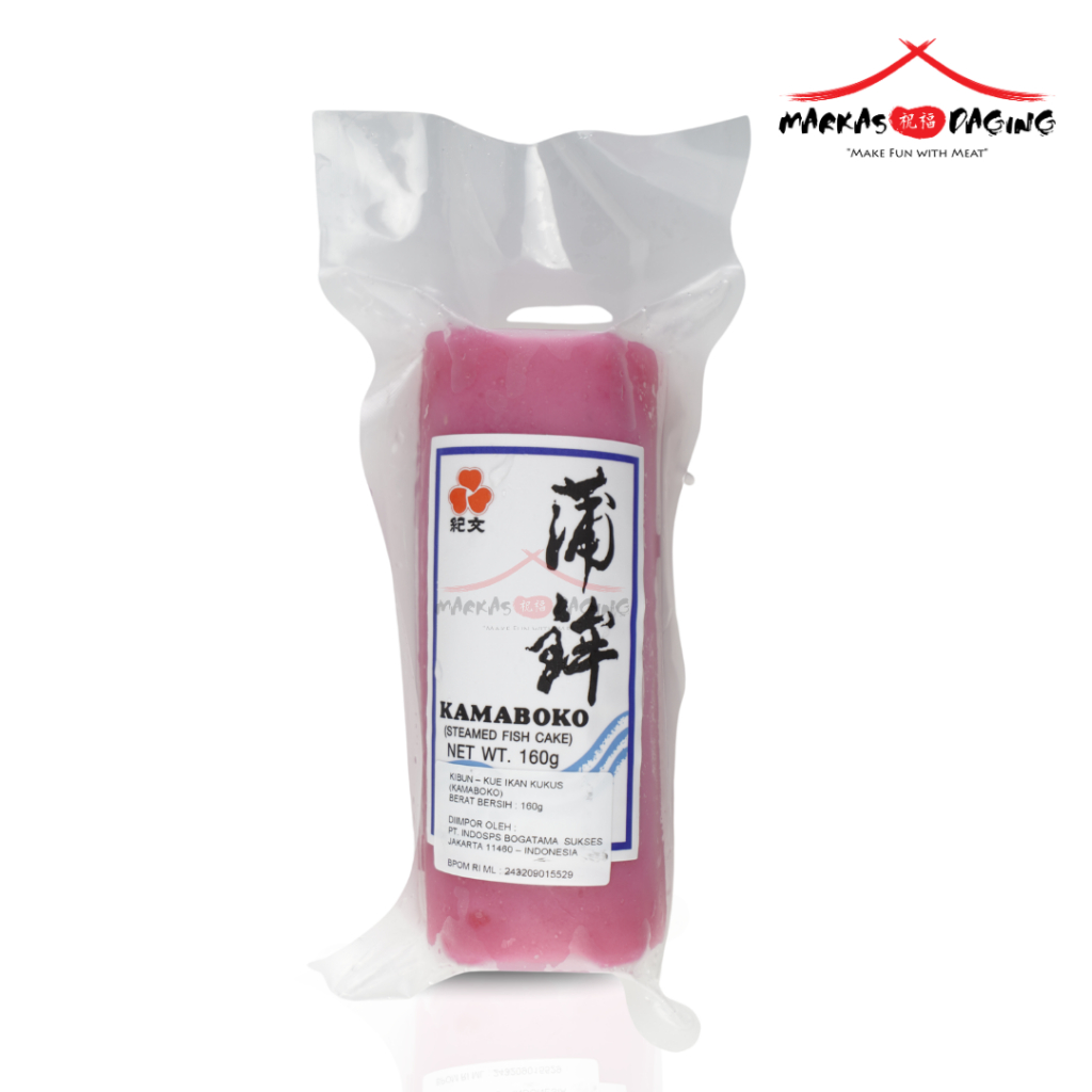 

Kibun Kamaboko Aka Red Merah II Topping Udon | Fish Cake Jepang Halal - Markasdaging