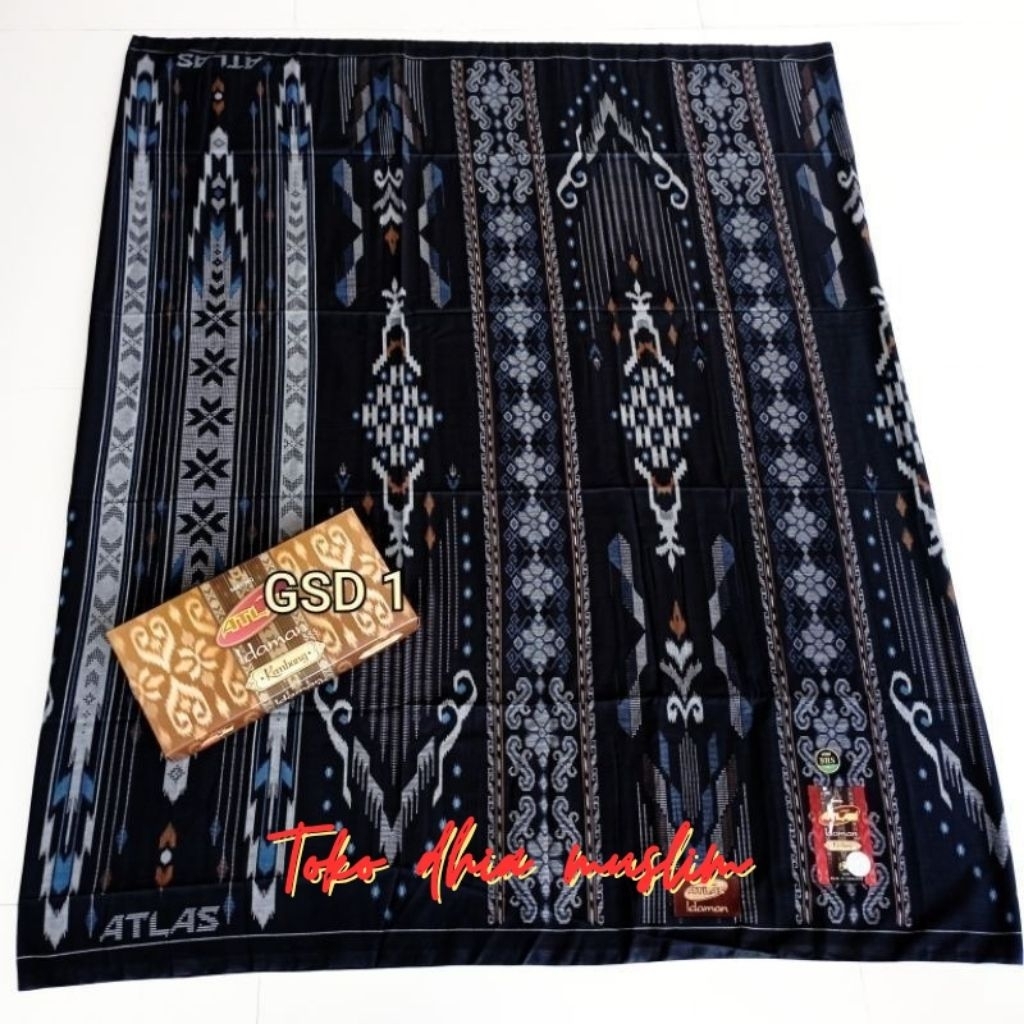 NEW PRODUCT SARUNG ATLAS MOTIF BHS IDAMAN KEMBANG 555 / ATLAS IDAMAN HARMONI /SARUNG ATLAS MURAH