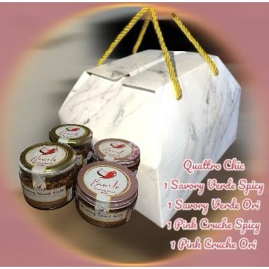 

Bawitè Hampers Quattro Chic – 4 Varian Cinta dalam Marble Box Elegan