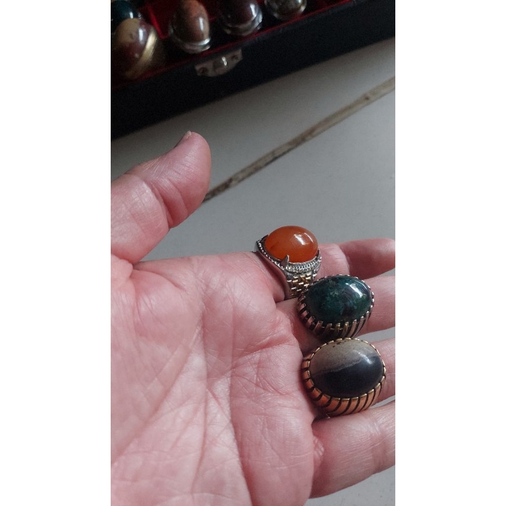 bacan kembang. kelor. akik orange