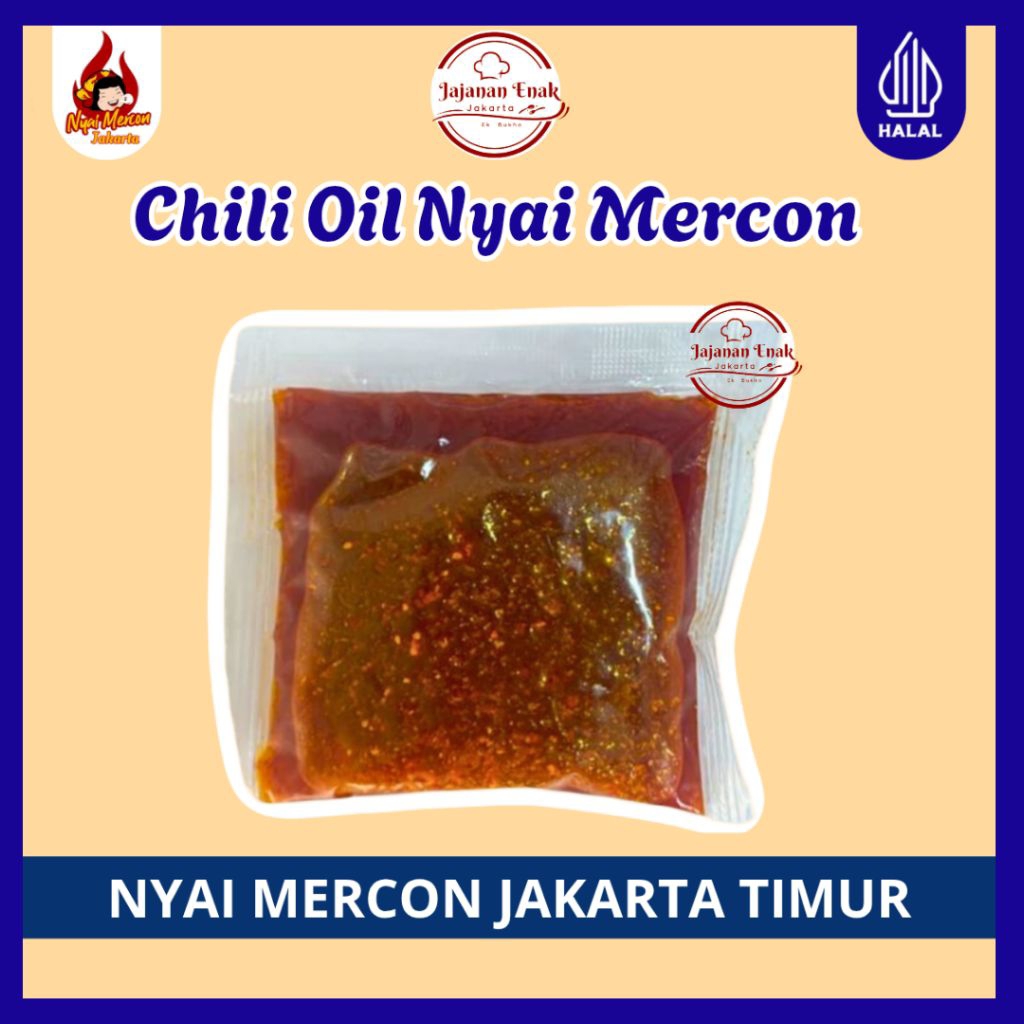 

Sambal Geprek Chilli Oil khas Nyai Mercon