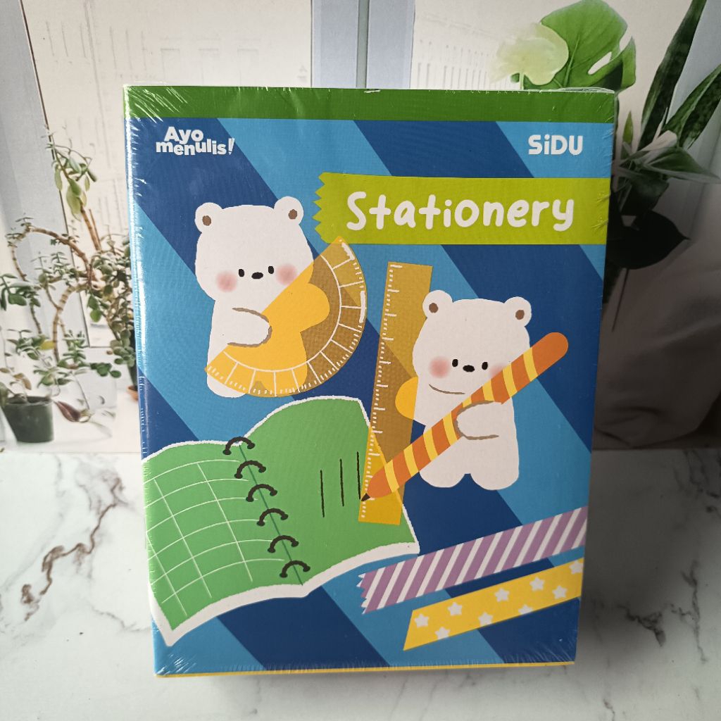 

(1 Pack Isi 10 pcs) Buku Sidu Isi 58 Lembar ORI Kertas HVS Putih / Buku Tulis Sinar Dunia 58 Hal.
