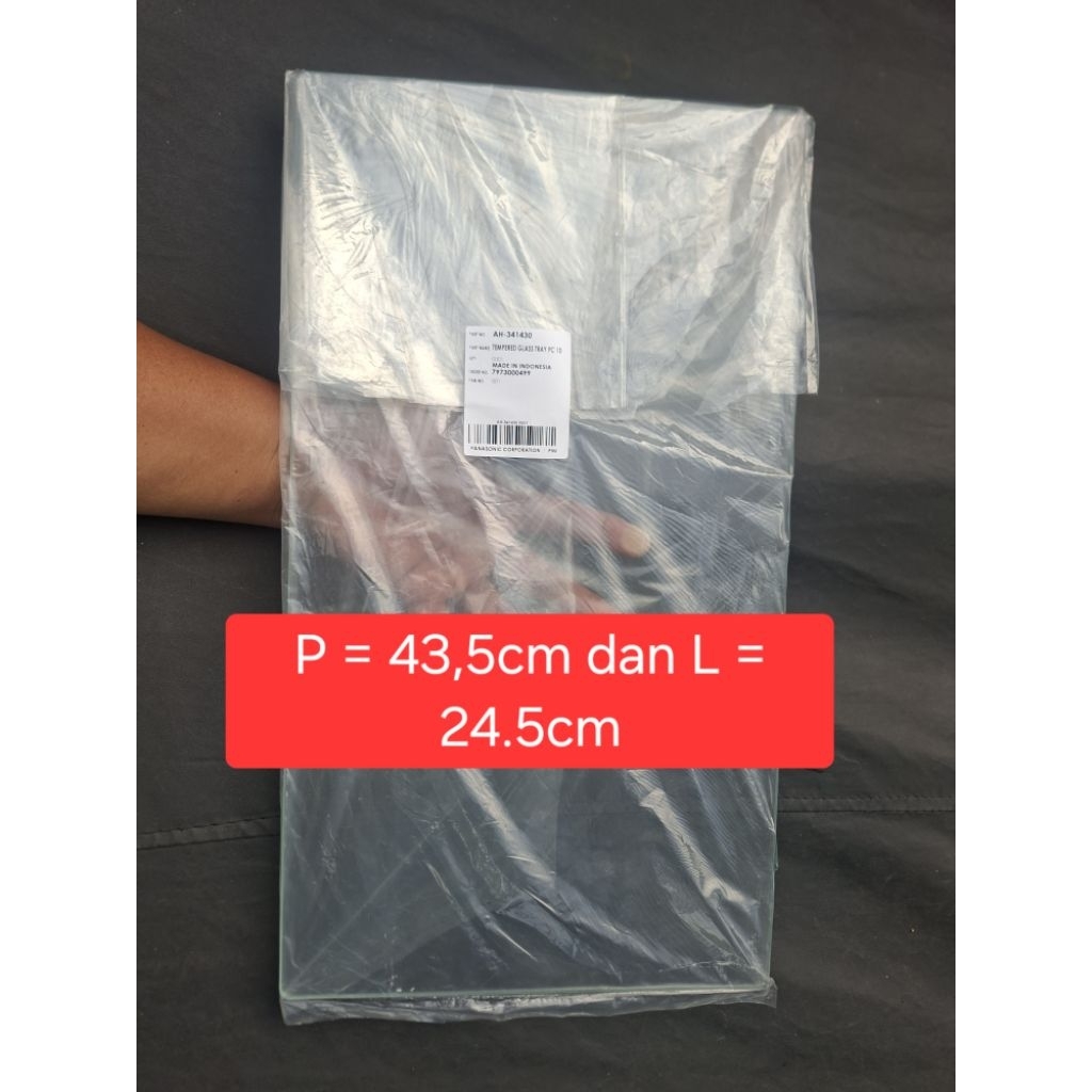 RAK KACA TUTUP BOX SAYUR KULKAS PANASONIC 1 PINTU NR-A172 ORI