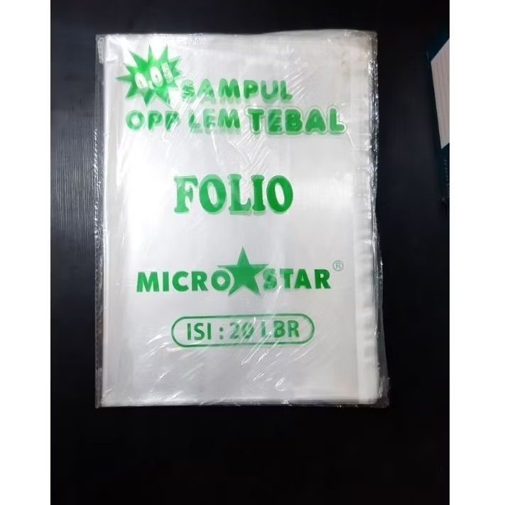 

Sampul Buku Tulis Plastik Ukuran Folio