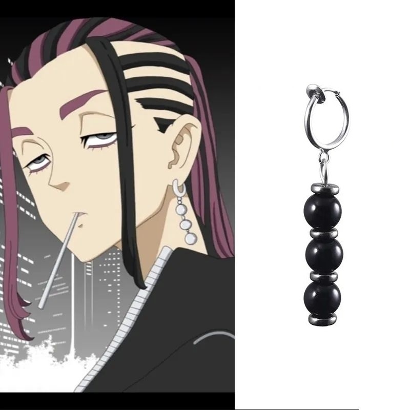 TR013 - Anting Tokyo Rrevenger Wakasa Imaushi Earring Anime Cosplay Japan Jepit Tindik