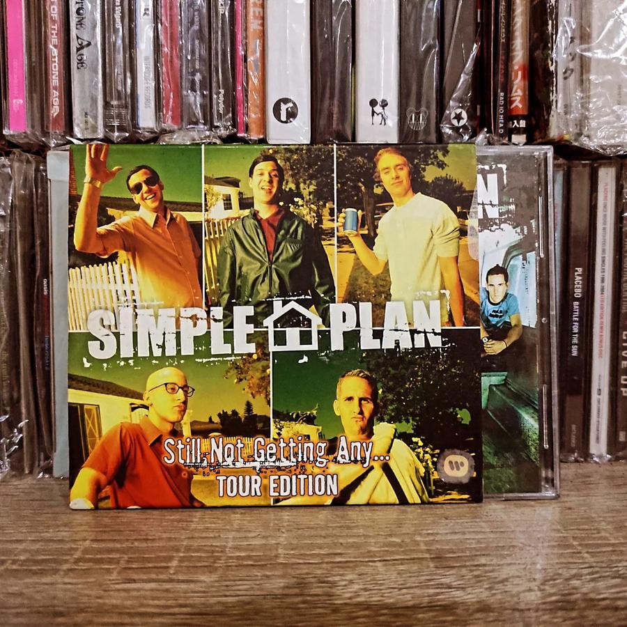 cd musik original simple plan - still not getting any tour edition +video disc