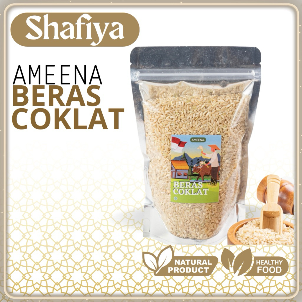 

Beras Coklat Organik 500GR | Ameena Premium Quality