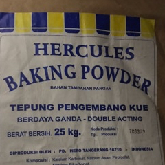 

Baking Powder Double Acting BPDA Hercules Rep 500gr