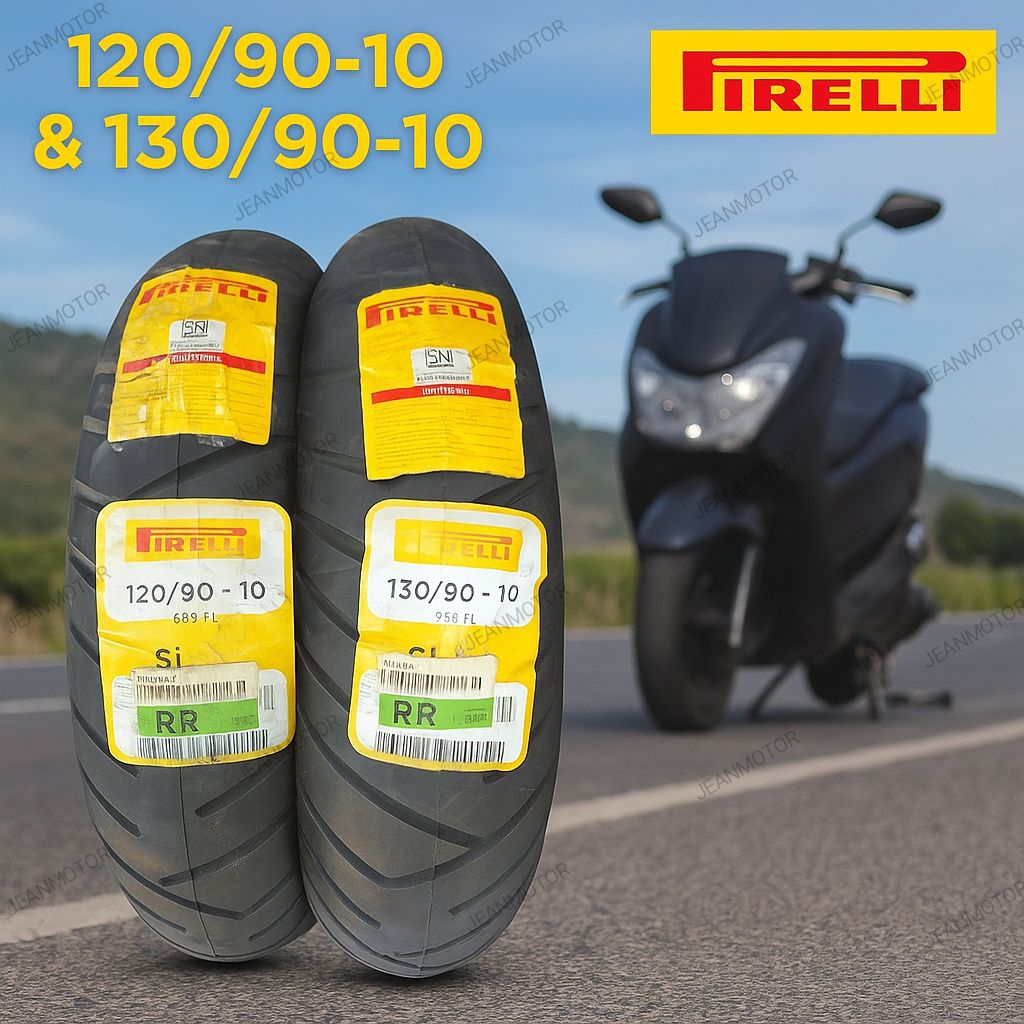 Ban Luar Pirelli Tubeless 120/90-10 & 130/90-10 | Ban Baru Stok Lama Produksi 2017
