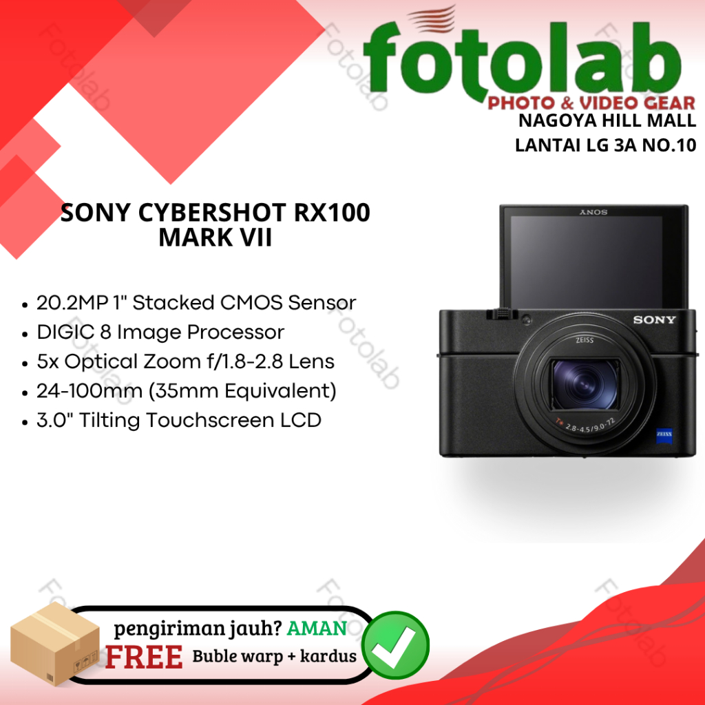 Sony Cybershot RX100 M7 - RX-100 VII - MARK 7 Garansi - SONY RX100 VII