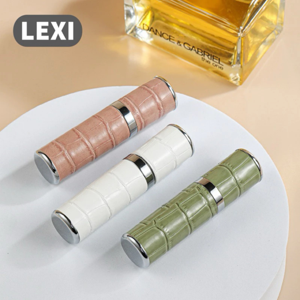Botol 5ml Mini Parfum Atomizer Refillable Travel Spray Leather Atomizer Mewah Premium