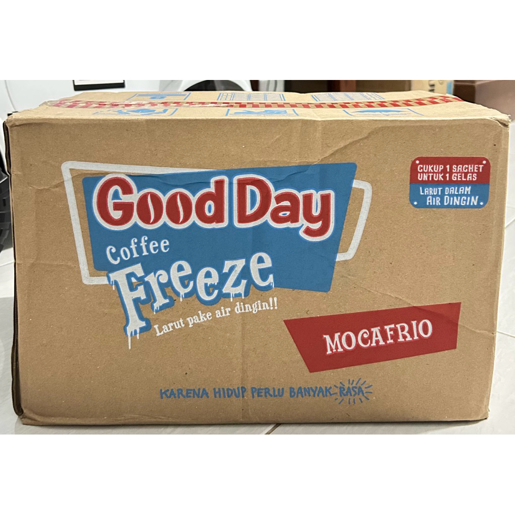 

Good Day Freeze Coffee Mocafrio Kartonan isi 12 renceng