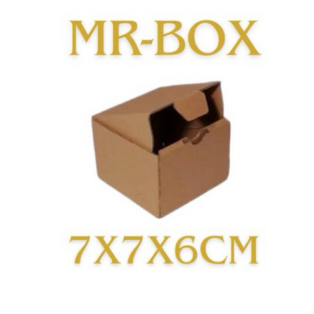 

Kardus karton polos ukuran 7x7x6 cm - box model DIE CUT untuk packing aksesories dll