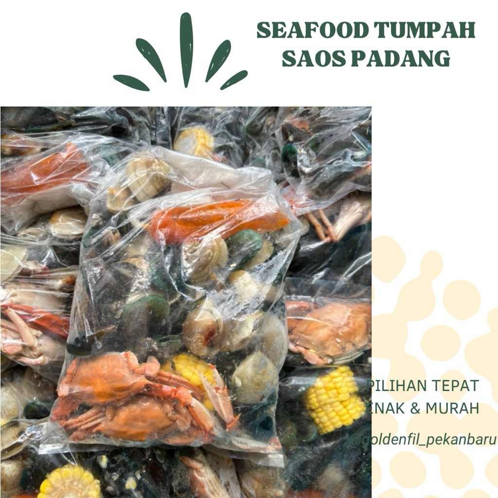 

Seafood tumpah frozen 850g-950g (frozen)