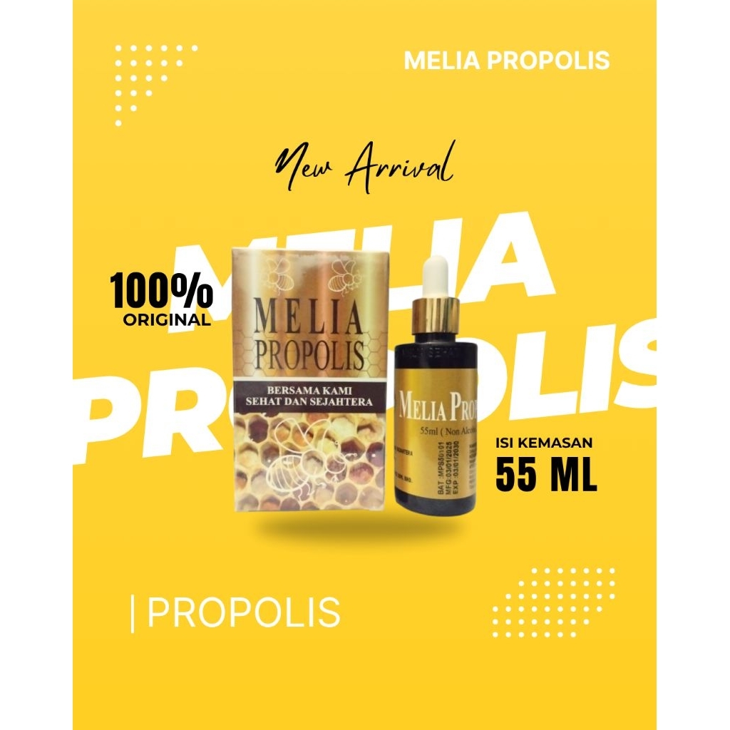 MSS | melia propolis premium asli original 100% melia propolis 55ml kemasan besar propolis obat vita