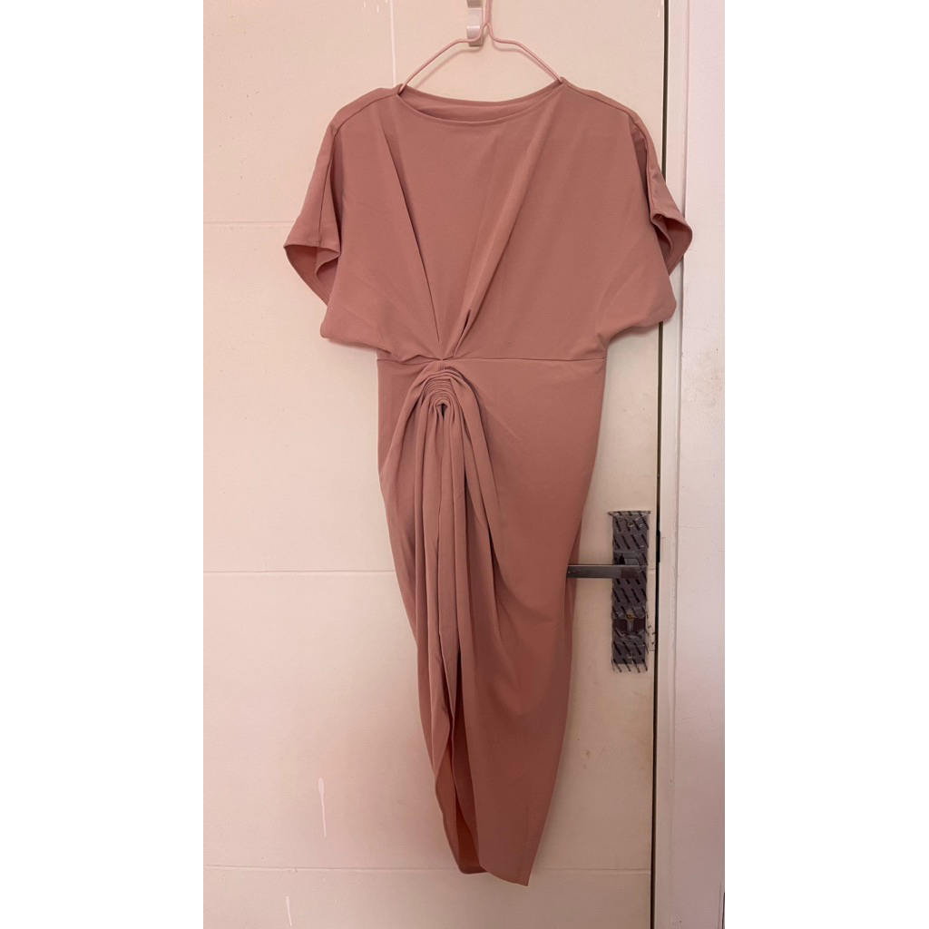 Dress kondangan pink pl