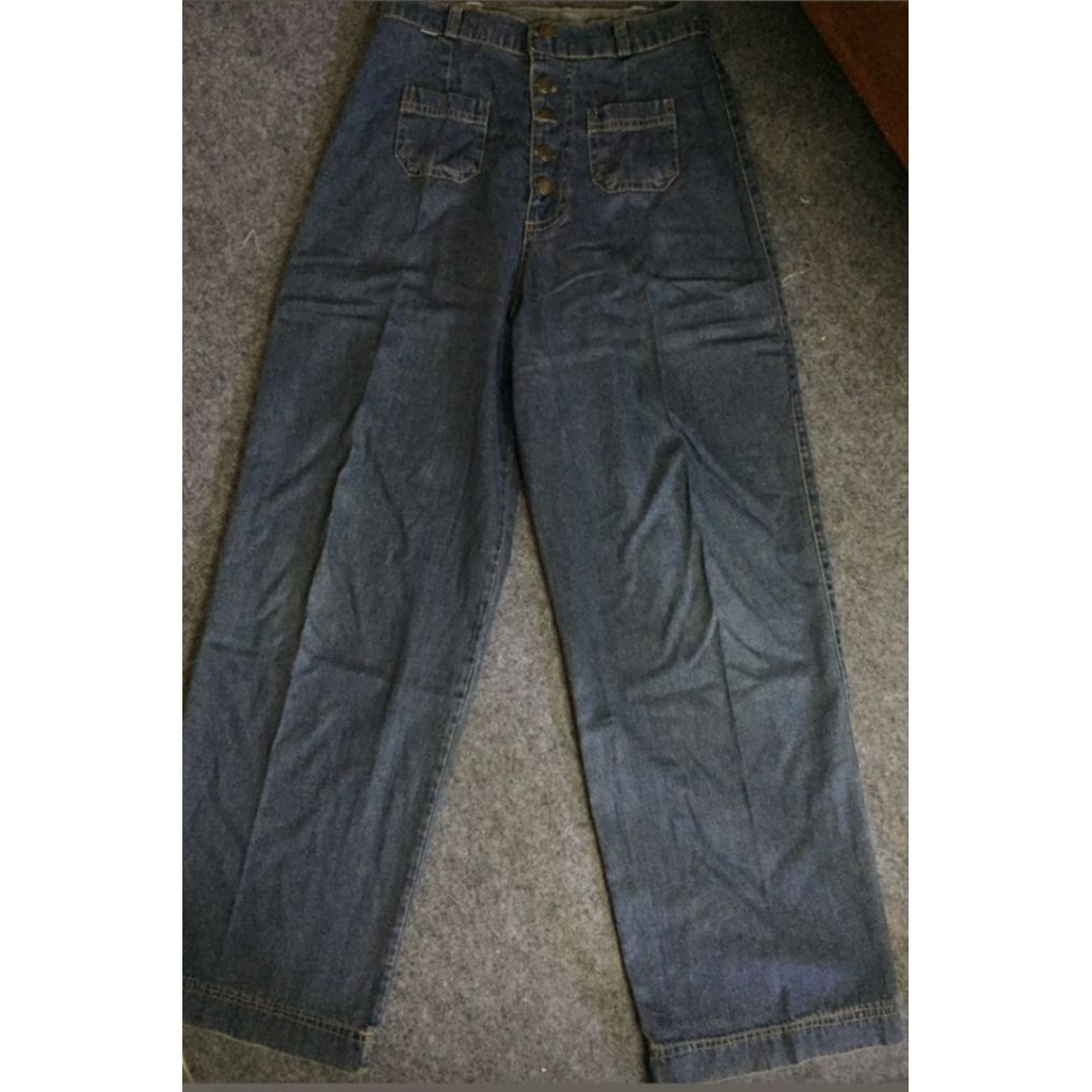 COD PRELOVED KULOT JEANS BAHAN TIDAK KAKU