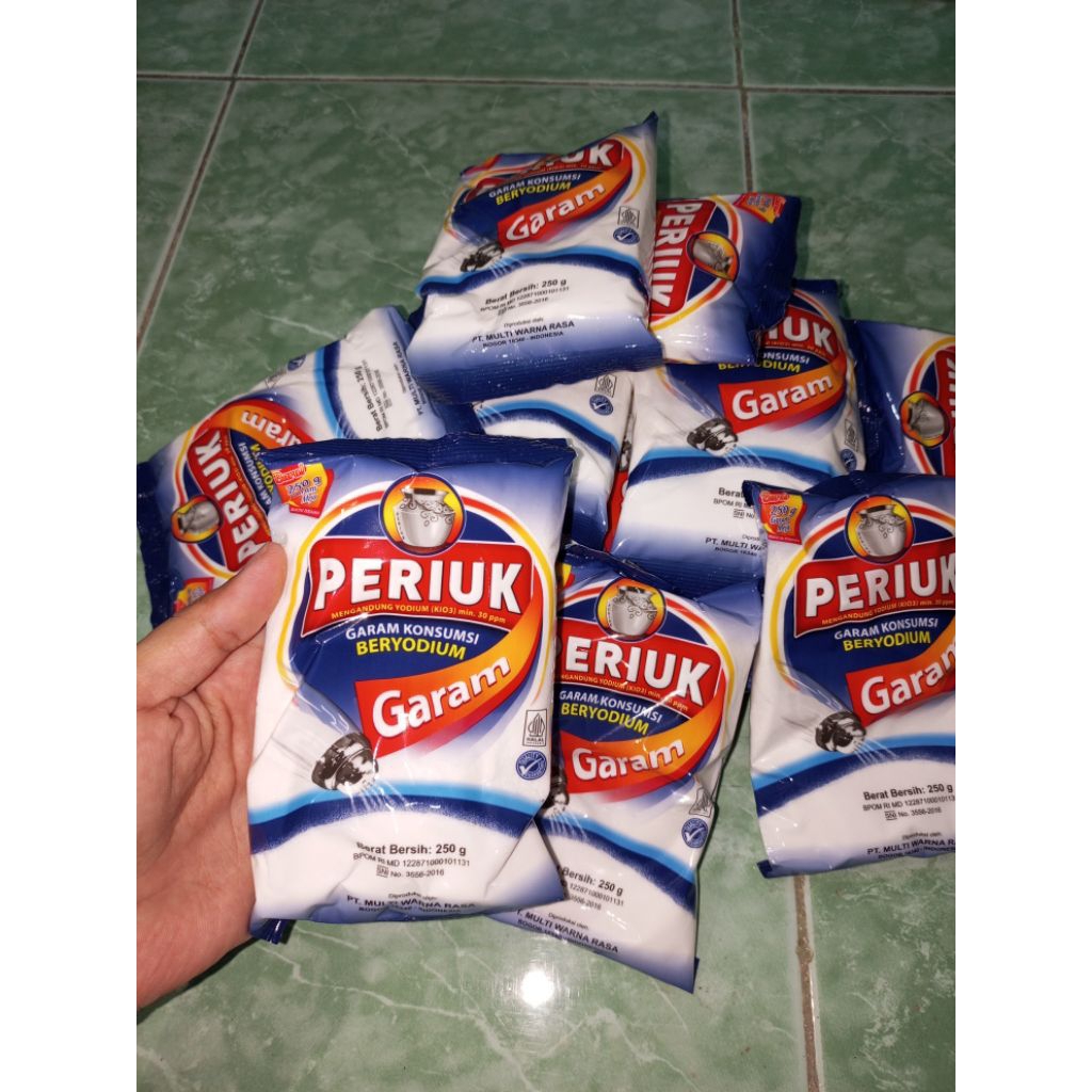 

Garam dapur cap PERIUK 250 grm