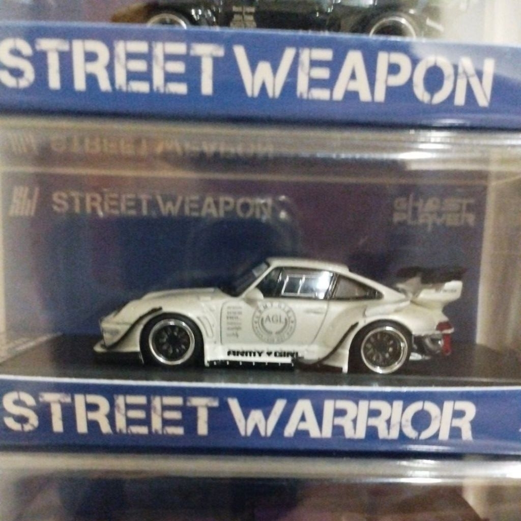 Street Warrior Weapon Ghost Player Porsche RWB Army Girl White