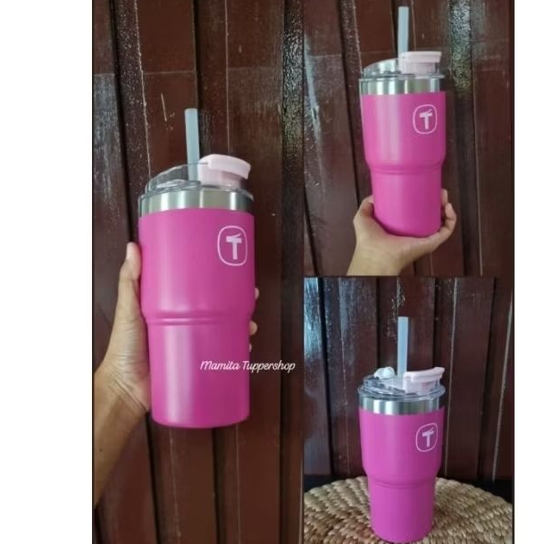 Botol Minum stainless pink by Tupperware