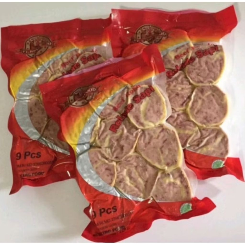 

KING Rolade Sapi 225gr isi 9 Potong Enak Halal Ekonomis