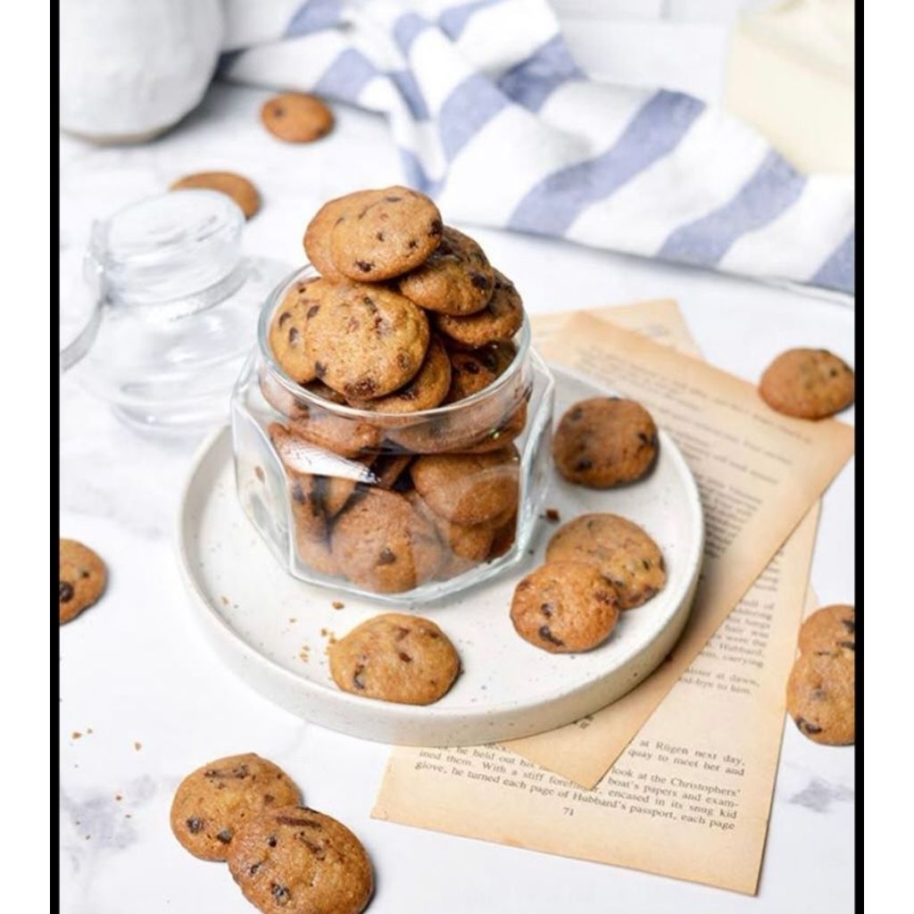 

mini cookies rasa original,red Velvet dan coklat