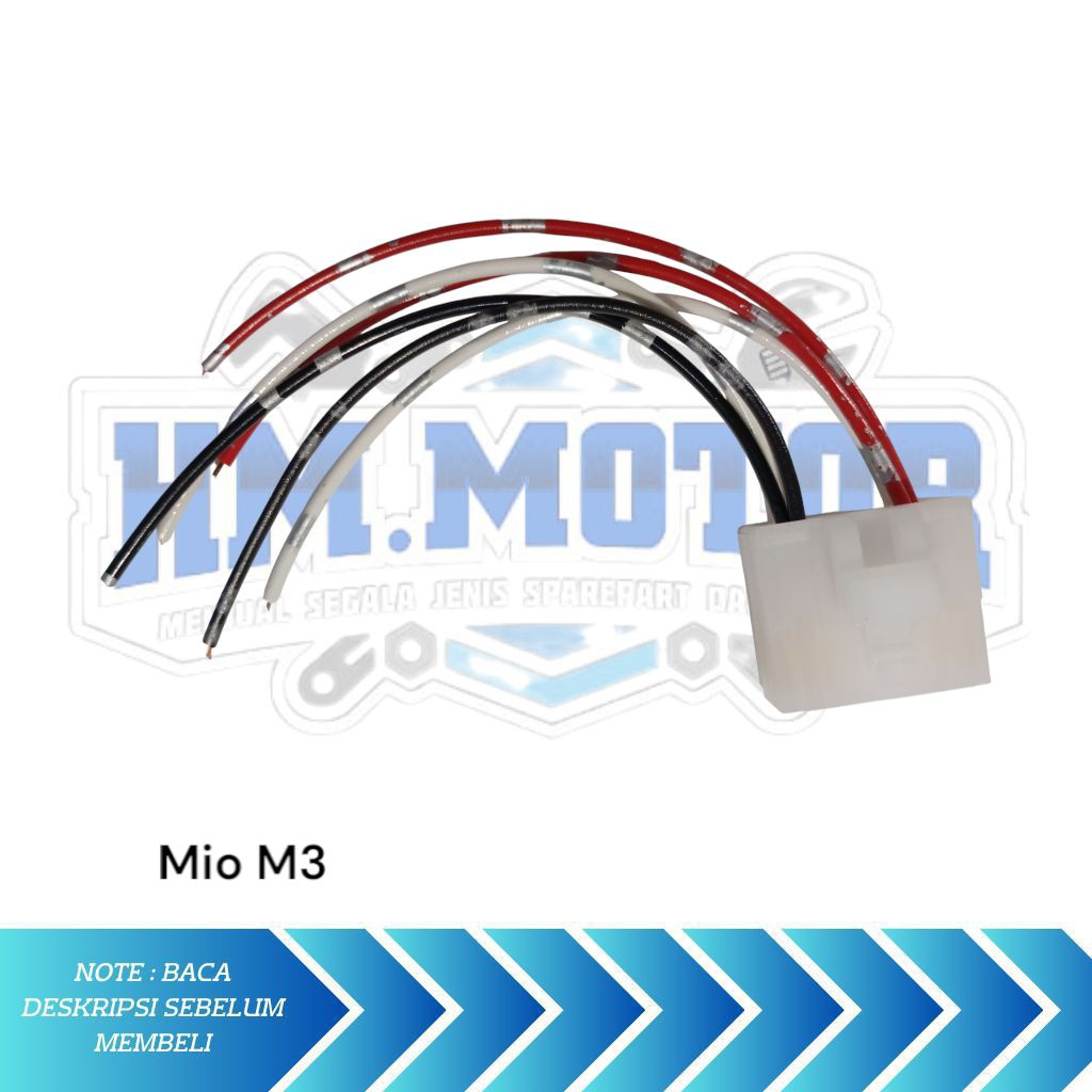 SOKET KIPROK NMAX OLD 2DP R15 6 KABEL 4PIN SOKET FULLWAVE KIPROK REGULATOR NMAX