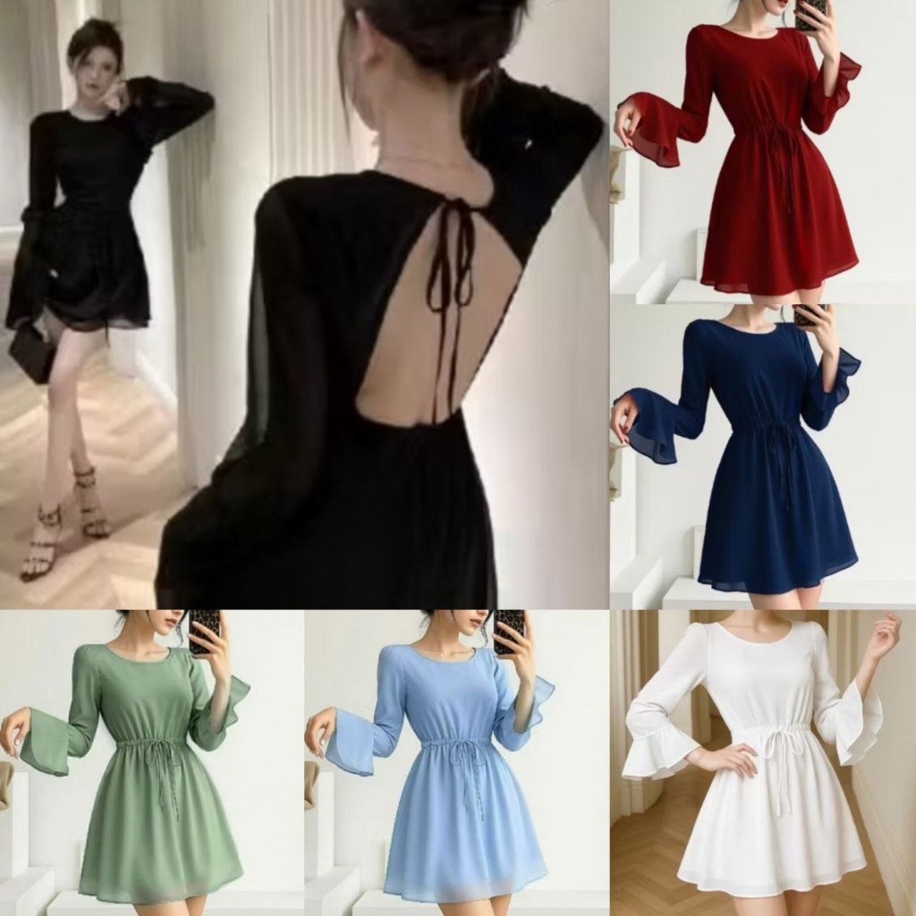 TERBARU - FASHION WANITA SEXY DRESS YIFAN SIZE M - L - UNI15 - DRESS PESTA - DRESS PESTA DEWASA & AN