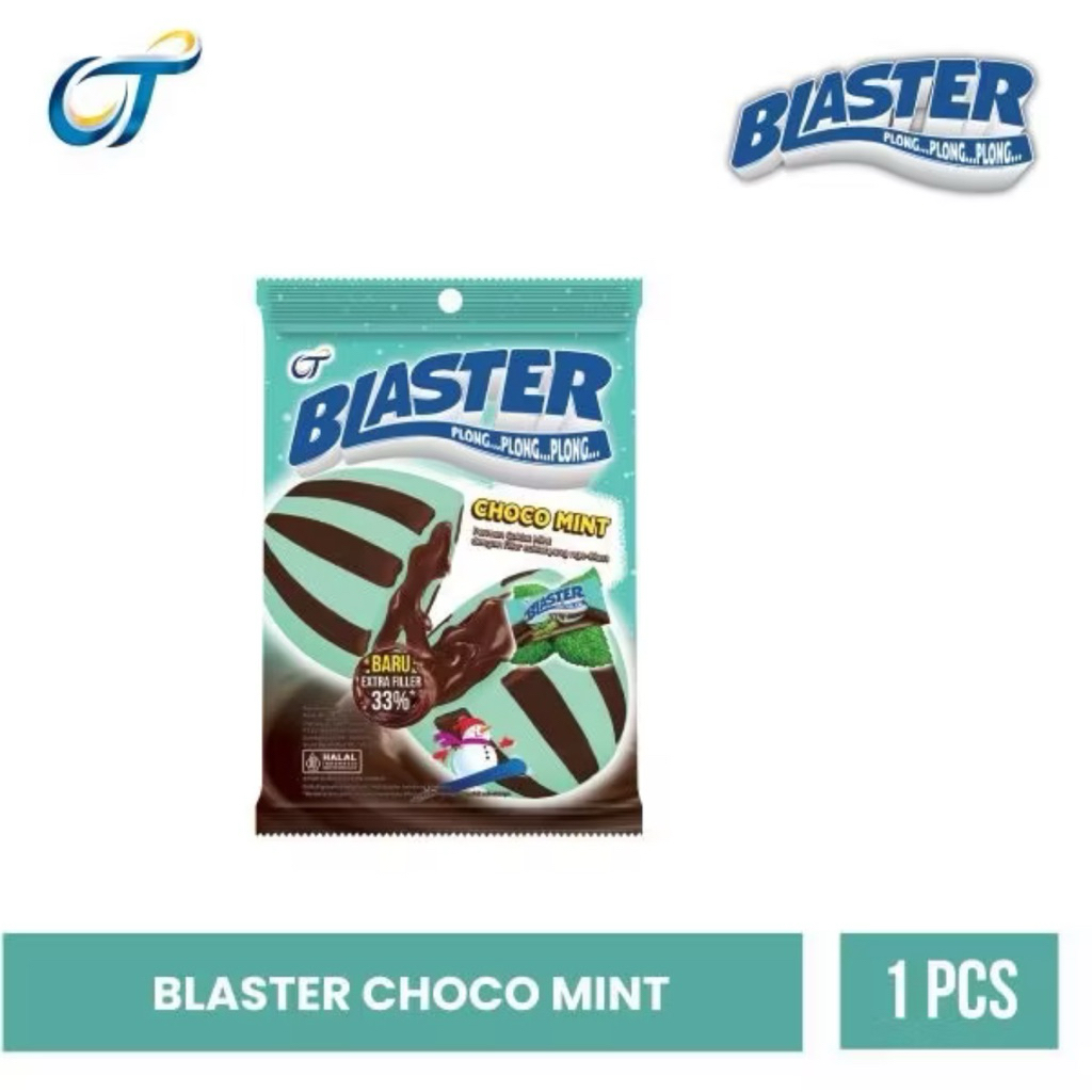 

Blaster Choco Mint Permen Coklat Mint dengan Filler Coklat