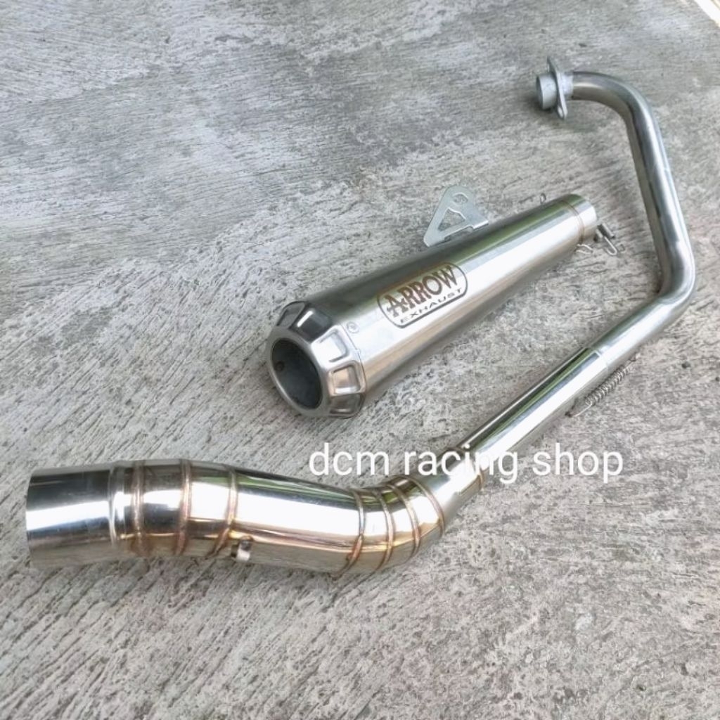 Arrow Exhaust 51mm Stainless for R15 V2 Old V3/V4 New Raider 150 fi carb Rs150 Fullsystem