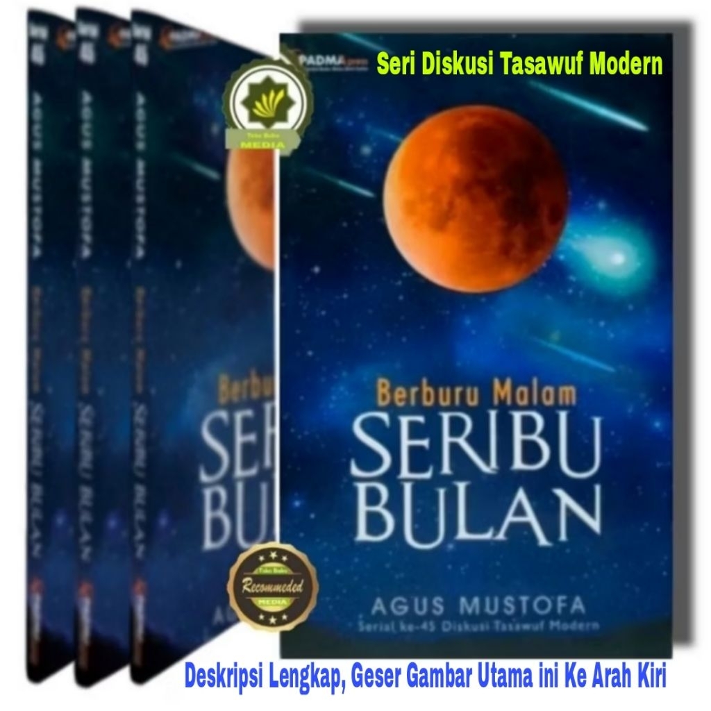 Buku BERBURU MALAM SERIBU BULAN 1000 Bulan - Bertemunya Tiga Ruh Di Akhir Ramadhan Amalan dan Hikmah