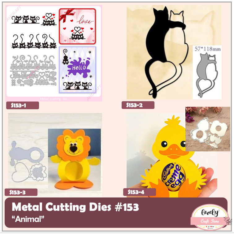 

Baru Lovelycraftstore Metal Cutting Dies S153 - Animals, Cats, Lion Untuk Stencil, Cards, Journal,