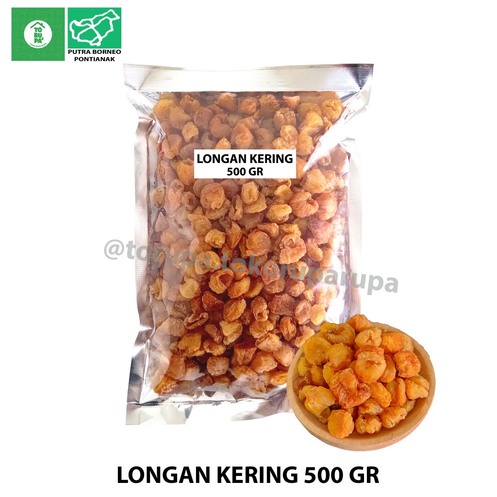 Longan Kering 500 gr Thailand / Buah Kering Kelengkeng / Peach Gum Collagen Dessert