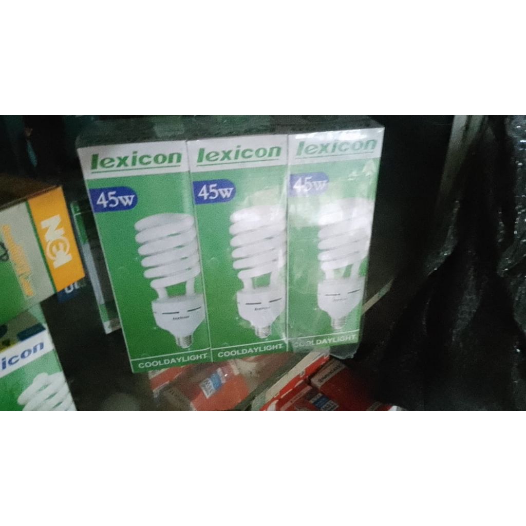 spiral jumbo baru, lexicon 45w nyala putih terang stok terbatas