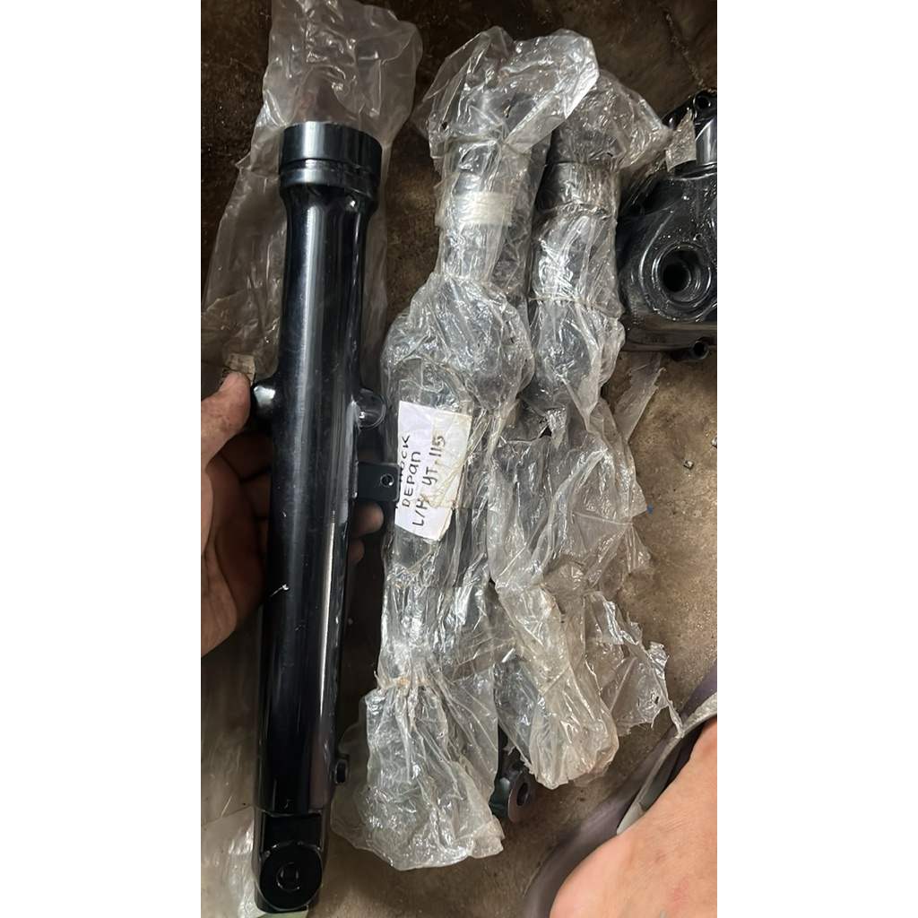 bottom shock depan yamaha yt115 original nos