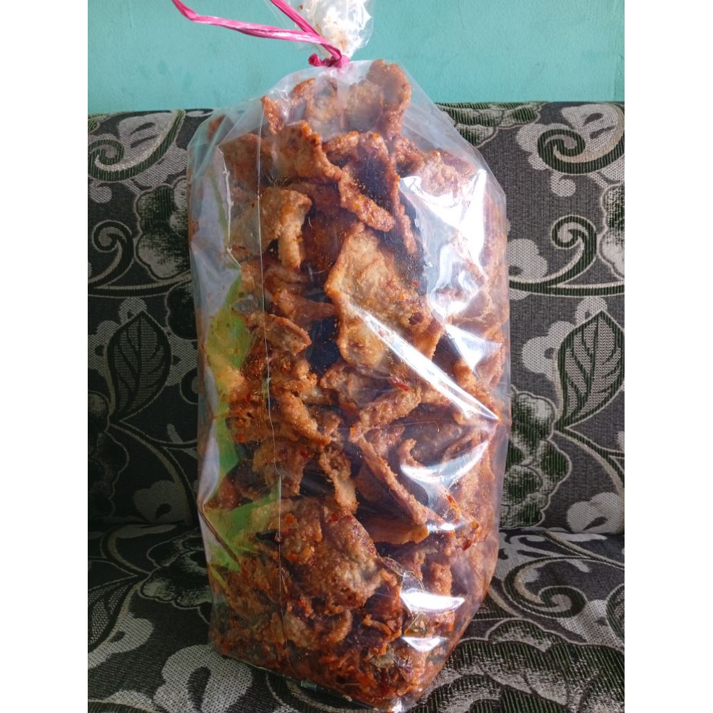

kulit ayam crispy pedas 2 kg