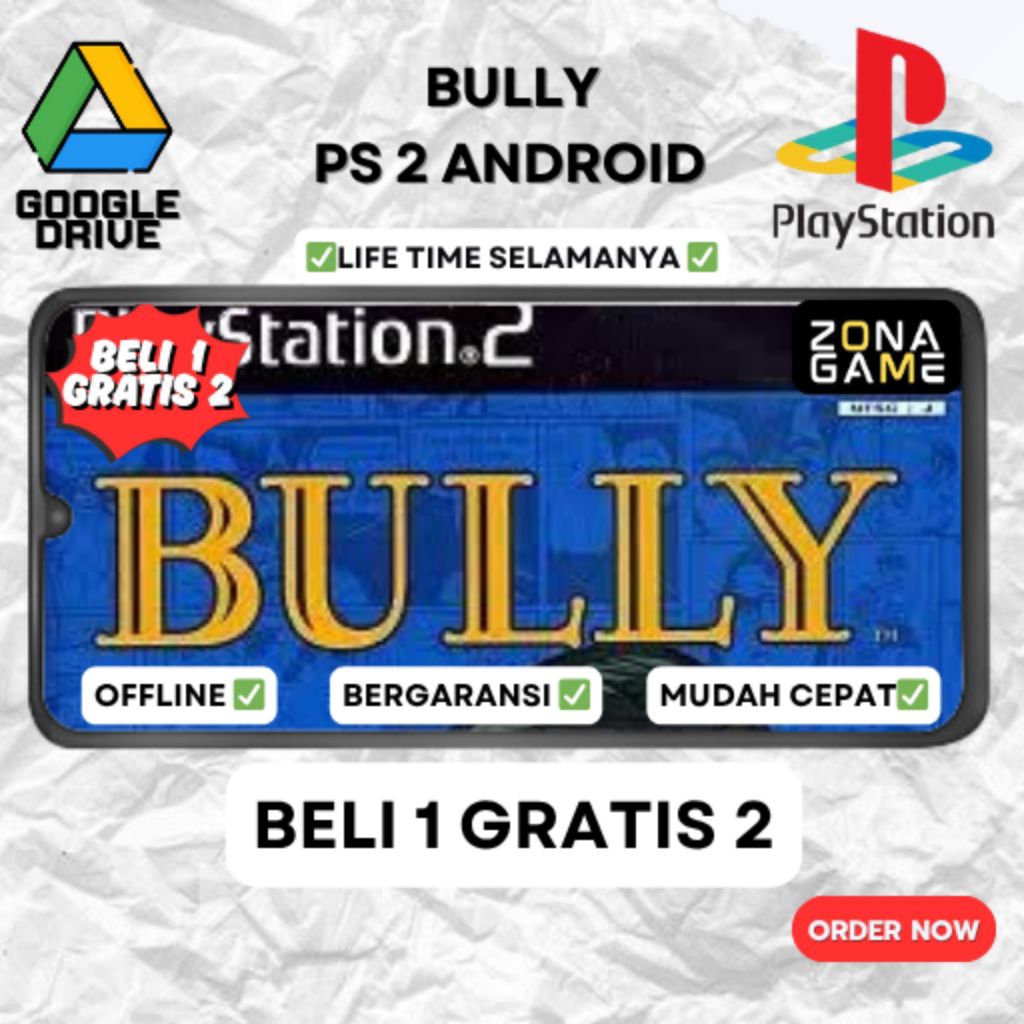 Game Bully Bahasa Indonesia + Save Data Bisa di Android / PC | GAME PS2 BELI 1 GRATIS 2 + Emulator