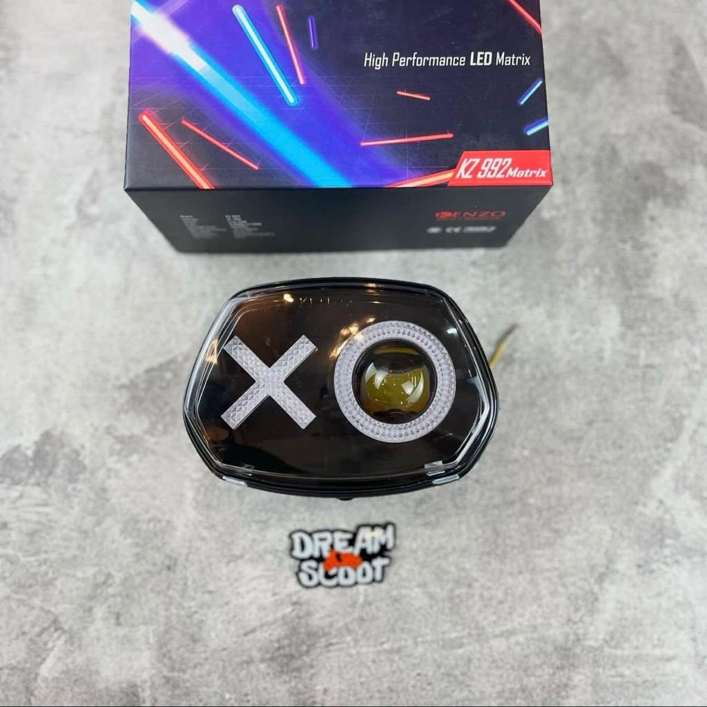 Daymaker XO Kenzo RGB Vespa Sprint Vespa Matic Headlamp Vespa Daymaker XO Vespa Daymaker Vespa