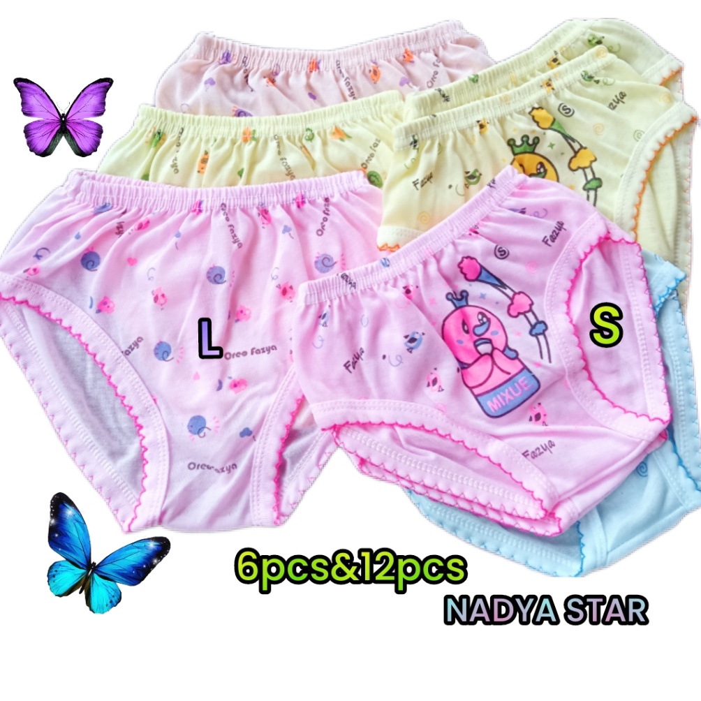 Diskon Heboh 12Pcs Celana Dalam Anak Perempuan Cd Anak Cewek Cd Anak Perempuan